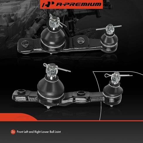 A-Premium 2 x Front Lower Ball Joints, Compatible with Lexus IS F, IS200t, IS250, IS300, IS350, IS500, GS200t, GS300, GS350, GS430, GS450h, GS460, RC200t, RC300, RC350 in Saudi Arabia