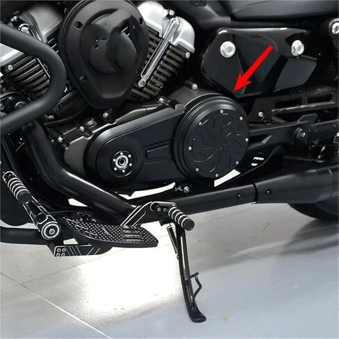 Crankcase,Crankcase Cover Fit for Greystone 250/300 Kingilla 300 Motorcycle Engine Flywheel Cove Resistant PC Belt Decoration Side Cap(Black) in Saudi Arabia
