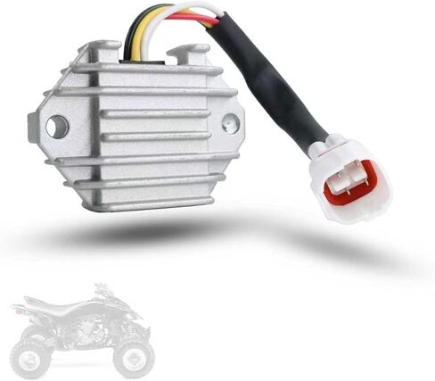 مقوم منظم الجهد الكهربي LOONGPART متوافق مع Yamaha YFZ450 2004-2009 و2012-2013، يناسب إصدارات YFZ450 LE/SE/SP يحل محل OEM 5TG-81960-00-00 1PD-81960-00-00 in Kuwait