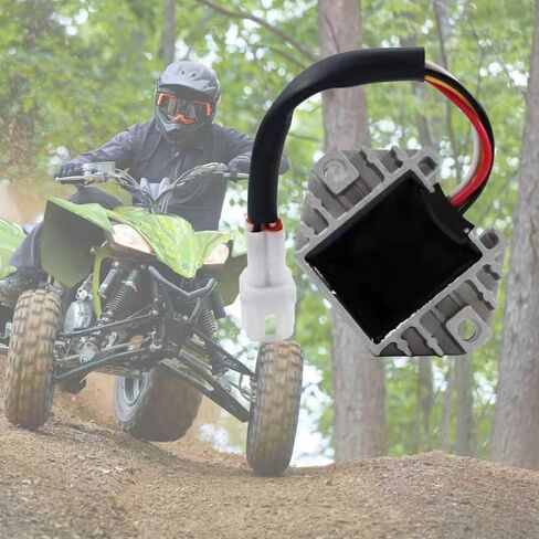 مقوم منظم الجهد الكهربي LOONGPART متوافق مع Yamaha YFZ450 2004-2009 و2012-2013، يناسب إصدارات YFZ450 LE/SE/SP يحل محل OEM 5TG-81960-00-00 1PD-81960-00-00 in Kuwait