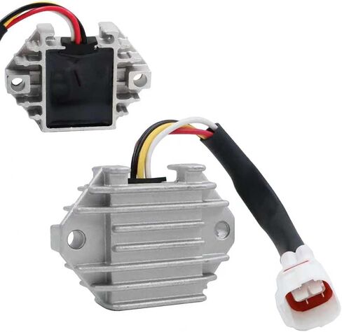 مقوم منظم الجهد الكهربي LOONGPART متوافق مع Yamaha YFZ450 2004-2009 و2012-2013، يناسب إصدارات YFZ450 LE/SE/SP يحل محل OEM 5TG-81960-00-00 1PD-81960-00-00 in Kuwait
