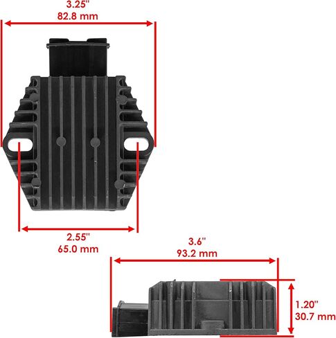 Caltric Regulator Rectifier Compatible with Honda PC800 PC 800 Pacific Coast 800 1989 1990 1991 1992 1993 1994 1995 1996 1997 1998 in Saudi Arabia