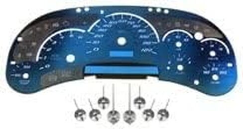 Mechanics Choice Instrument Cluster Upgrade Kit for 2003-2007 Cadillac, Chevrolet, GMC, Hummer (Includes Aqua Overlay) in Saudi Arabia