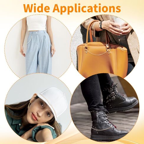 TIESOME 5 قطع سلاسل قبعة سائق الشاحنة، 5 أنماط معدنية/لؤلؤة قبعة سائق الشاحنة بيل سلاسل قبعة سائق الشاحنة سحر سلاسل قبعات البيسبول للنساء والرجال DIY شبكة قبعة بيسبول إكسسوارات الديكور in Kuwait