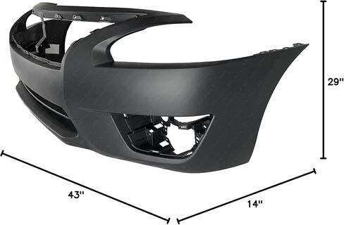 مصدات توفر - واجهة غطاء ممتص الصدمات الأمامي متوافقة مع 2013 2014 2015 Nissan Altima Sedan 13 14 15، NI1000285 in Saudi Arabia