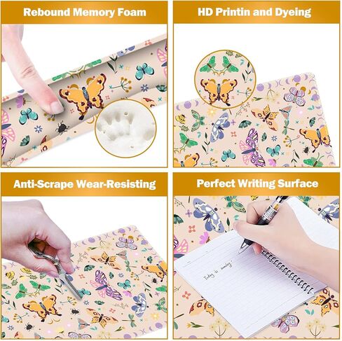 ARTSO Large Gaming Mouse Pad, Keyboard Wrist Rest Pad & Wrist Support Mousepad Set, Stitched Edge, Extended, Non-Slip Base, Memory Foam Desk Mat for Office, Home, Abstract Art Marble in Kuwait