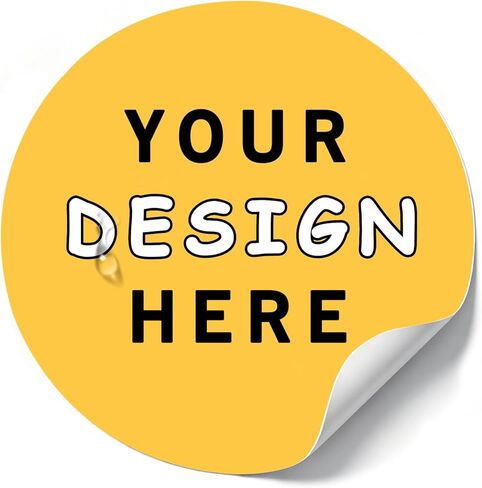 Custom Waterproof Vinyl Stickers – Durable Personalized Logo Labels, Dishwasher Safe Decals for Business Branding, Bottles, Packaging & Events in Saudi Arabia
