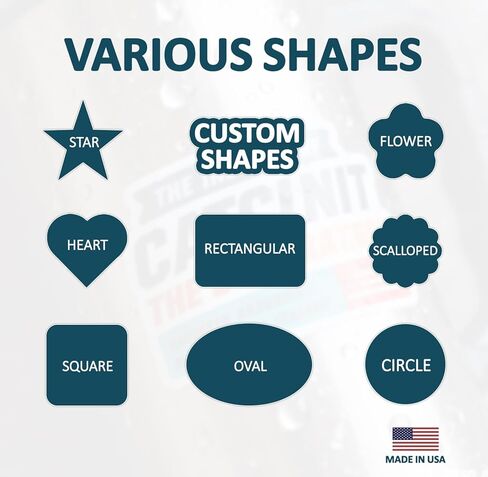 Custom Waterproof Vinyl Stickers – Durable Personalized Logo Labels, Dishwasher Safe Decals for Business Branding, Bottles, Packaging & Events in Saudi Arabia