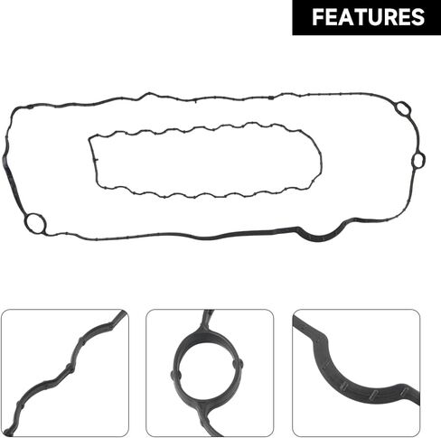 Engine Valve Cover Gasket - Compatible for GMC Terrain 2018-2023 for Chevrolet Malibu 2016-2023 for Buick Encore 2016-2022 - Replace Part 12636177, 12366384 in Saudi Arabia
