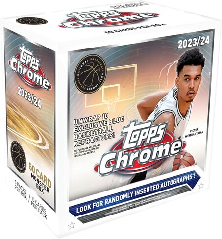 2023-24 Topps Chrome Basketball Monster Box in Saudi Arabia