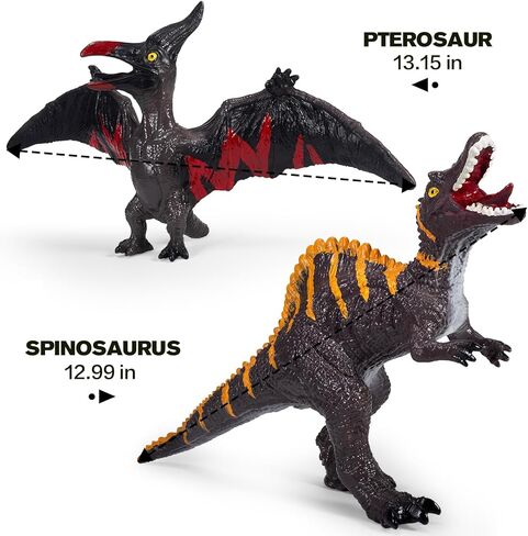 BotZilla 7 Piece Jumbo Dinosaur Toys Big Dinosaur Toy for Boys Realistic Giant Dino Toys for Kids 3-5 for Kids in Saudi Arabia