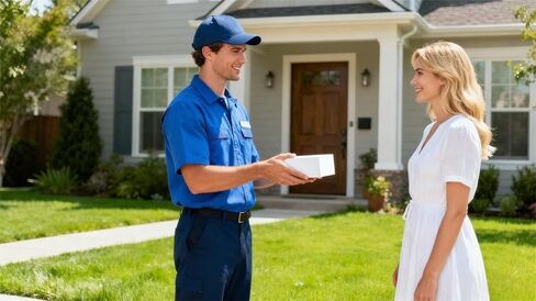50 علبة صندوق شحن صغير، 6x4x2 بوصة، بريد مموج، صندوق كرتون YUNSY-BOX، أبيض، للأعمال الصغيرة in Kuwait