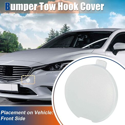 ACROPIX Front Car Bumper Tow Hook Cover Tow Cover Cap Blue Fit for Mazda 6 2014-2016 No.GHP950A11A - Pack of 1 in Saudi Arabia