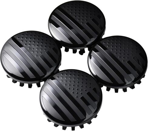 لأغطية مركز عجلة شيفروليه HubCap + أغطية جذعية الصمام 3 1/4 بوصة = 83 مم أسود علم الولايات المتحدة الأمريكية يناسب إطارات 18 بوصة و20 بوصة و22 بوصة لسوبربان سيلفرادو تاهو وجي إم سي سييرا يوكون دينالي 22837060 in Saudi Arabia