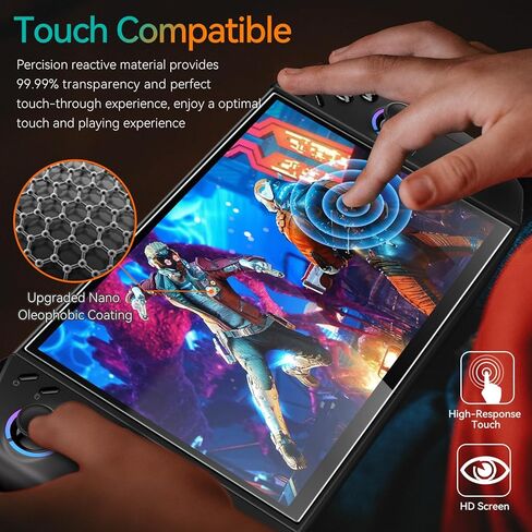 واقي شاشة محدث من ivoler مكون من قطعتين من الزجاج المقسى لجهاز Lenovo Legion Go Gaming المحمول 8.8 بوصة 2023 مع [إطار محاذاة]، شفاف عالي الدقة مضاد للخدش لجهاز Lenovo Legion Go in Kuwait