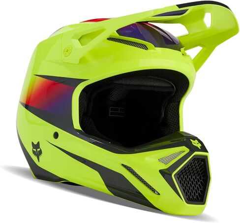 خوذة الدراجة الترابية V1 للجنسين من Fox Racing، باللون الأصفر، مقاس X-Large in Saudi Arabia