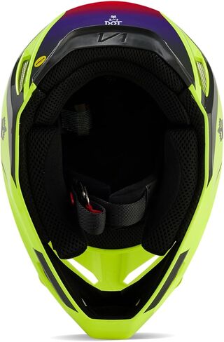 خوذة الدراجة الترابية V1 للجنسين من Fox Racing، باللون الأصفر، مقاس X-Large in Saudi Arabia