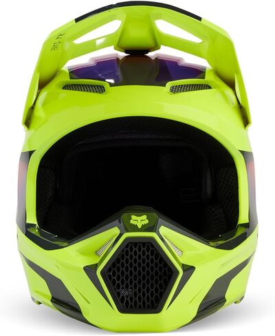 خوذة الدراجة الترابية V1 للجنسين من Fox Racing، باللون الأصفر، مقاس X-Large in Saudi Arabia