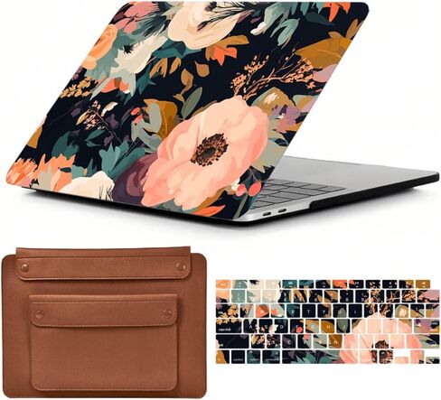 Shell Compatible with MacBook Air 13 inch Case 2025-2022 Model A3240 M4 A3113 M3 A2681 M2,Cute Plastic Laptop Case, Keyboard Skin and Portable Computer Bag for MacBook 13.6'', Plant Mountain in Kuwait
