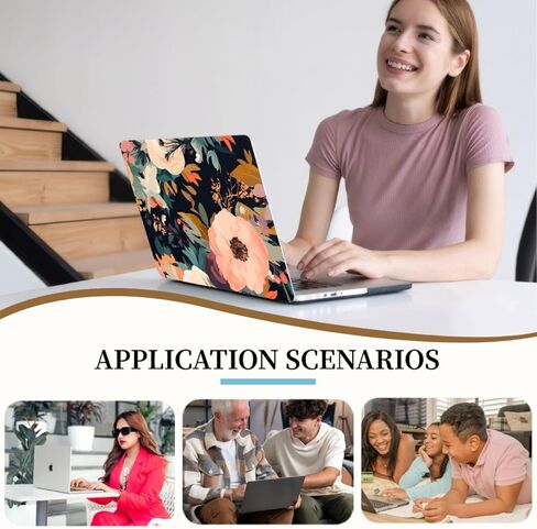 Shell Compatible with MacBook Air 13 inch Case 2025-2022 Model A3240 M4 A3113 M3 A2681 M2,Cute Plastic Laptop Case, Keyboard Skin and Portable Computer Bag for MacBook 13.6'', Plant Mountain in Kuwait