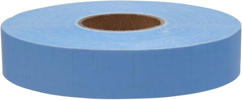 ملصقات تسعير باللون الأزرق الباستيل لتناسب أسعار Monarch 1115. 10 لفات مع 1 بكرة حبر مجانية. in Kuwait