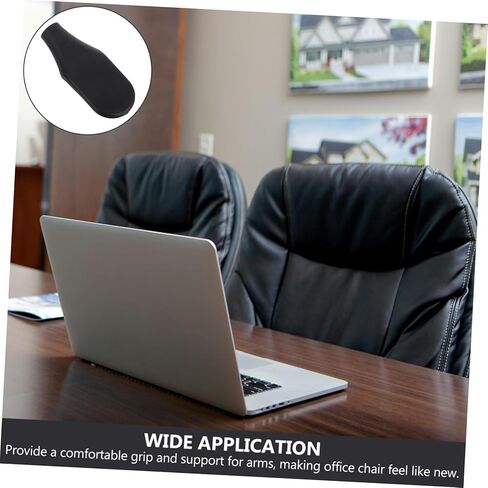 Angoily 4pcs Chair Armrest Replacement for Office Chairs Armrests Easy to Install Compatible Models Enhanced Comfort and Support in Saudi Arabia