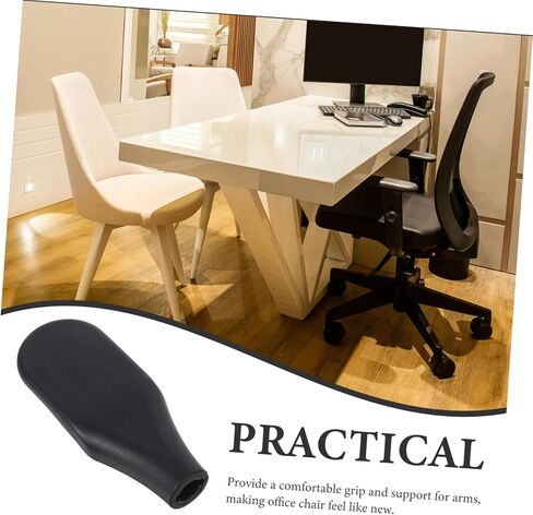 Angoily 4pcs Chair Armrest Replacement for Office Chairs Armrests Easy to Install Compatible Models Enhanced Comfort and Support in Saudi Arabia