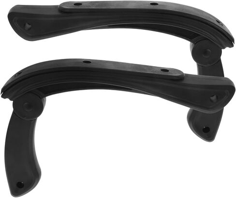 DOITOOL 2pcs Replacement Armrests for Office Chairs Sturdy Racing Chair Armrests Arm Rest Pads Easy to Install Ergonomic Design Daily Use in Saudi Arabia