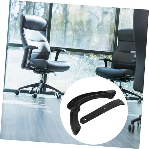 DOITOOL 2pcs Replacement Armrests for Office Chairs Sturdy Racing Chair Armrests Arm Rest Pads Easy to Install Ergonomic Design Daily Use in Saudi Arabia