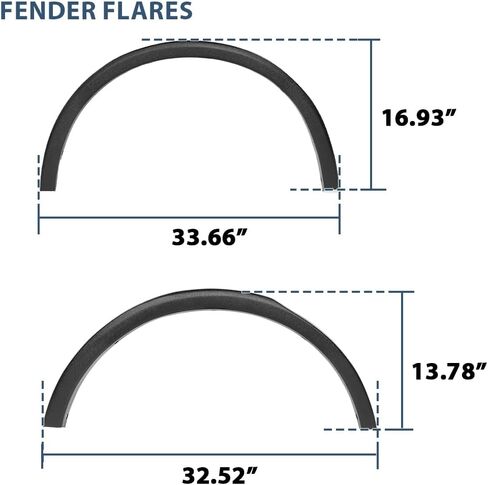 Wheel Arch Molding Fender Flare Kit Compatible with Subaru Outback 2015-2019 E201SAL000, 037815, 037815LR, 037815RR in Saudi Arabia