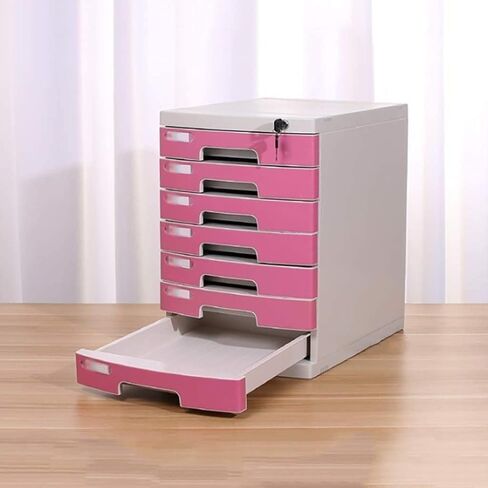 File Cabinet Can Lock Data, Office Storage Drawer, Confidential Desktop Organizer, White Small Label, Anti Tripping Plastic (A1) in Kuwait