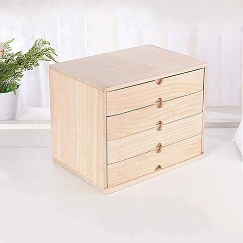 File Cabinet, Multi-Layer Desktop File Cabinet, Desktop Storage Box with Drawers, Desktop Storage Cabinet for Office Supplies (4) in Saudi Arabia