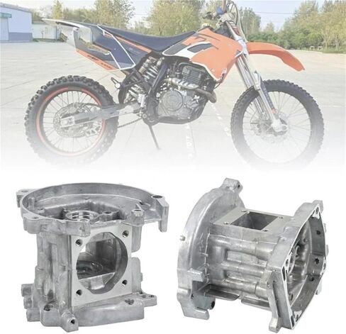 Crankcase,Crankcase Cover Fit for 47CC 2 Stroke Engine Dirt Bike Motorcycle Universal Crankcase Block Cylinder in Saudi Arabia