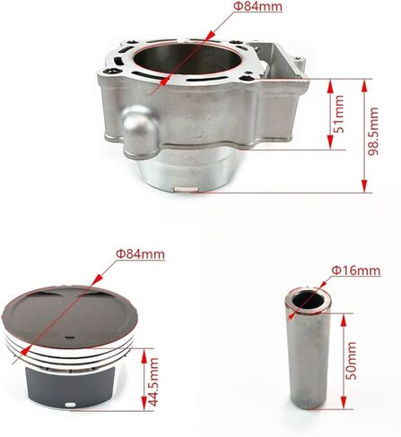 Crankcase,Crankcase Cover Fit for ZONGSHEN ZS177MM NC 250cc 300cc Motorcycle Accessories 84mm NC250 Engine Cylinder Block Piston Ring Gasket Kit in Saudi Arabia