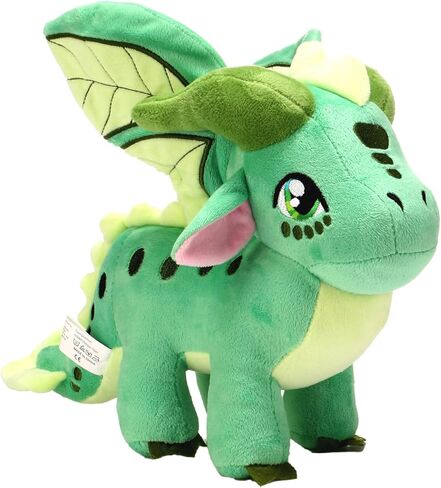 NTSPFU Wings of Fire Dragon Plush Toy - Fire Winged Dragon Plush Pillow - Rainwing Dragon Stuffed Animals - Cute Dragon Doll - Suitable Gifts for Children (Orange) in Saudi Arabia