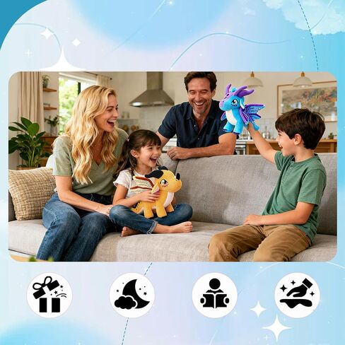 NTSPFU Wings of Fire Dragon Plush Toy - Fire Winged Dragon Plush Pillow - Rainwing Dragon Stuffed Animals - Cute Dragon Doll - Suitable Gifts for Children (Orange) in Saudi Arabia