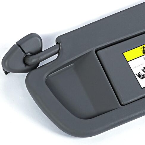Driver Side Sun Visor Compatible with 2006 2007 2008 2009 2010 2011 Honda Civic with Mirror Left Replacement for 83280-SNA-A01ZA Dark Gray in Kuwait