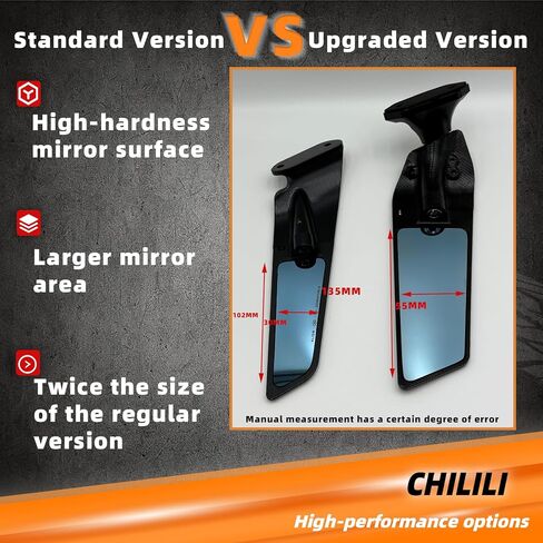 Update Stealth Mirrors for Kawasaki Ninja ZX-6R ZX6R ZX636 2019-2025 accessories stealth mirrors Wind wing rearview made of CNC Aluminum Angle adjustable in Kuwait