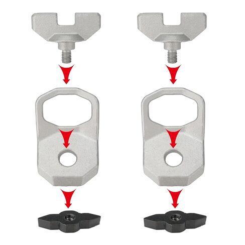 حلقات Max D من Lock and Ride مصنوعة من الفولاذ عالي التحمل مكونة من قطعتين متوافقة مع Polaris Ranger/Xpedition XD 1500 2024-2025 استبدال 2889620 2890894 in Saudi Arabia