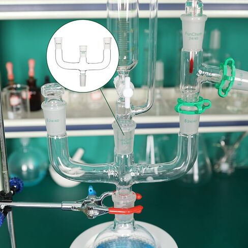 4-Way Claisen Distillation Adapter with 24/40 Joint in Saudi Arabia