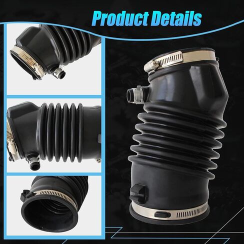 17228-RYE-A10 Air Intake Hose Fit 2010-2013 for Acura MDX Base Sport Utility 4-Door 3.7L V6 GAS SOHC Naturally Aspirated J37A1,Engine Air Cleaner Intake Hose Duct Tube Boot with Clamps,17228RYEA10 in Saudi Arabia