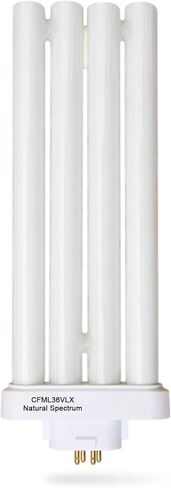 Valoisa CFML27VLX لمبة إضاءة الفلورسنت ذات طيف ضوء النهار الطبيعي، بديل لـ VERILUX CFML27VLX، 6500K in Kuwait