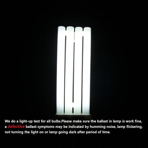 Valoisa CFML27VLX لمبة إضاءة الفلورسنت ذات طيف ضوء النهار الطبيعي، بديل لـ VERILUX CFML27VLX، 6500K in Kuwait