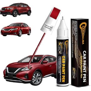 QAB لؤلؤة بيضاء ثلاثية الطبقات طلاء السيارة لنيسان، لون دقيق لطلاء السيارة إصلاح الخدوش طقم أقلام إصلاح سريع وسهل لرقائق السيارة وخدوش السيارات in Kuwait