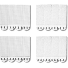 32-Pairs(64 Strips) Medium Picture Hanging Strips Heavy Duty, Hook and Loop Tape, Picture Hanger Damage Free, Water-Resistant Adhesive Strips for Frame Hanging and Christmas Decorations in Kuwait