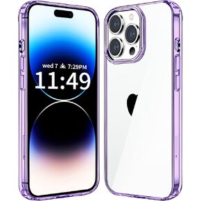 JJGoo متوافق مع حافظة iPhone X/iPhone Xs شفافة، حافظة هاتف شفافة مقاومة للصدمات لهاتف iPhone X/XS، غطاء واقٍ خلفي نحيف مضاد للخدش من البولي كربونات in Kuwait