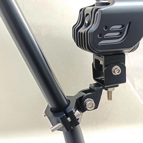 Motorcycle Spotlight Bracket, 2PCS Headlight Holder, Heavy-Duty Tube Clamp Mounting Bracket for 20mm-32mm ATV UTV Roll Bar (0.78-1.25 inch) in Saudi Arabia