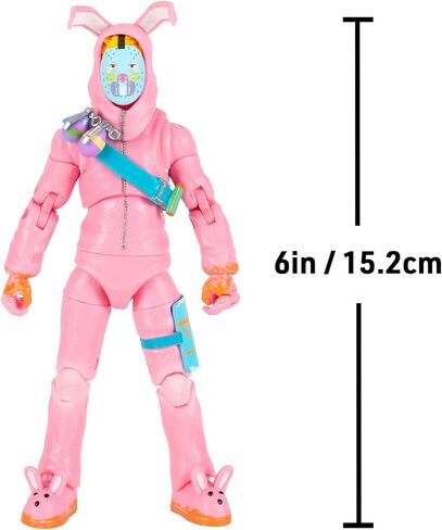 Fortnite Legendary Peely - 6-inch Articulated Figure with Harvesting Tool, Back Bling, and Code for Bonus Virtual Item in Saudi Arabia