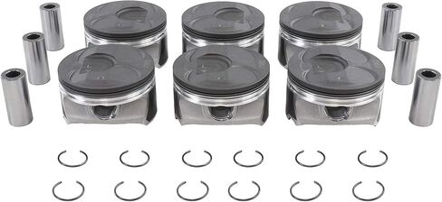 DNJ P3236.20 Piston Set Oversize .020 in. (.50mm) For 12-17 Cadillac, Chevrolet, GMC, Buick 3.6L V6 DOHC Naturally Aspirated LFX,LFR in Saudi Arabia