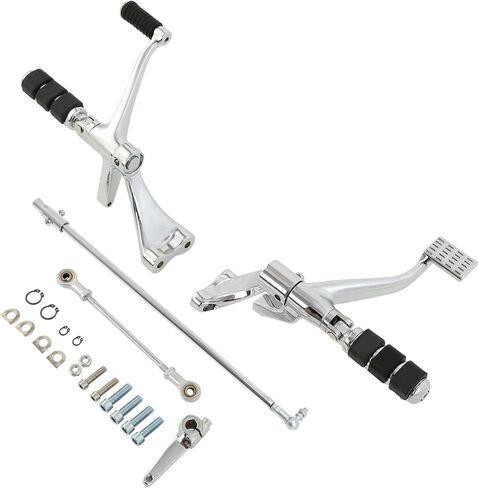 أدوات تحكم أمامية من الكروم CCI مخصصة لأذرع القدم وروابط تناسب Harley Sportster 883 1200 XL883 XL1200 2014-2022 in Kuwait